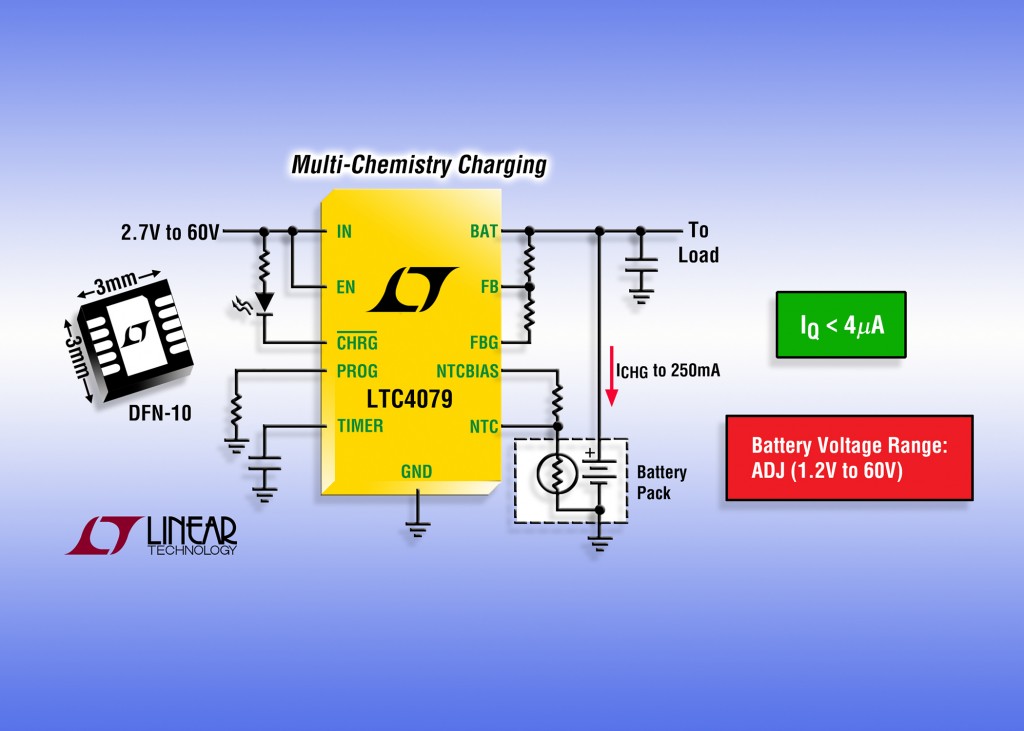 Battery Power Online | 2.7V-60V Input, 250mA Linear Battery Charger ...